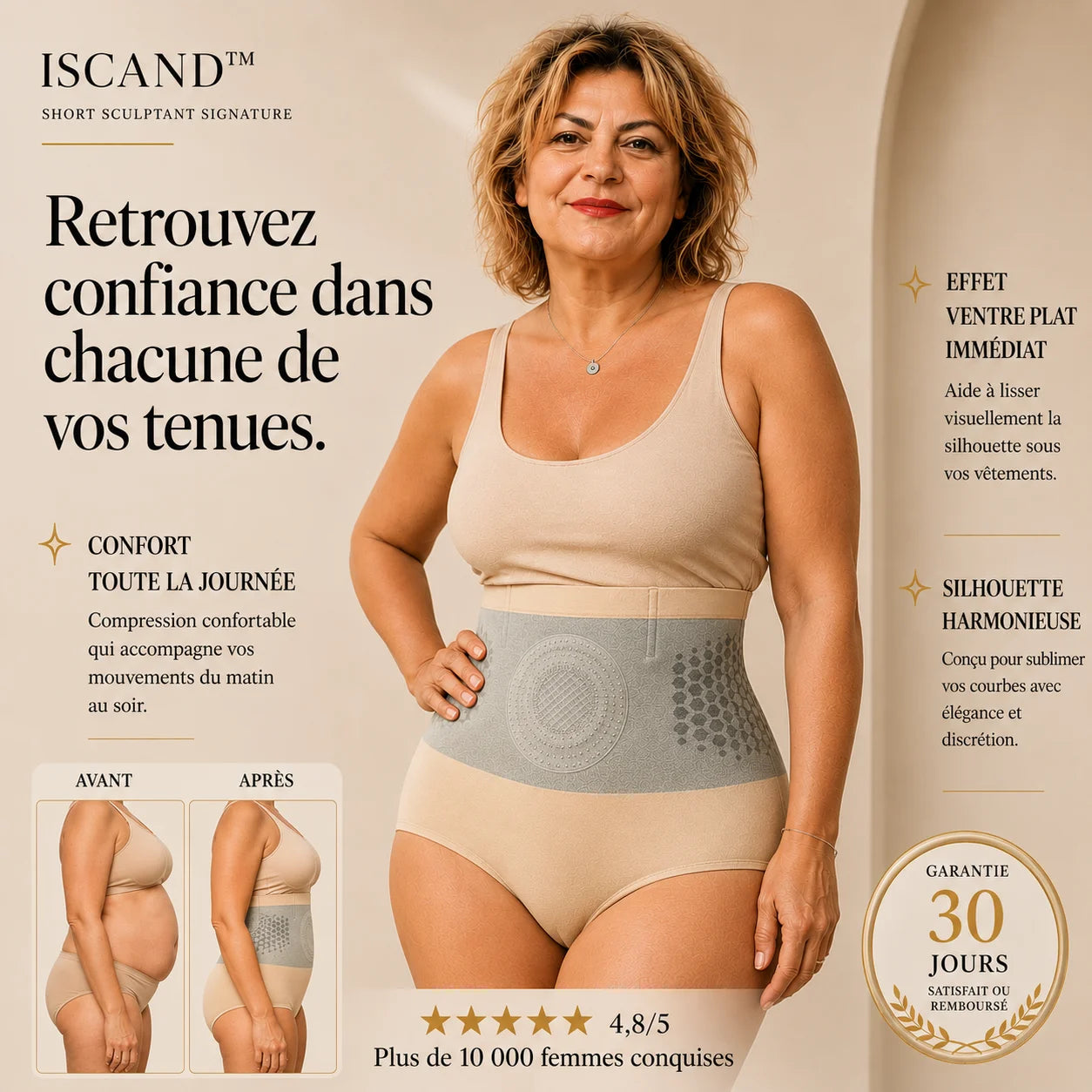 ISCAND™ Short Sculptant Signature