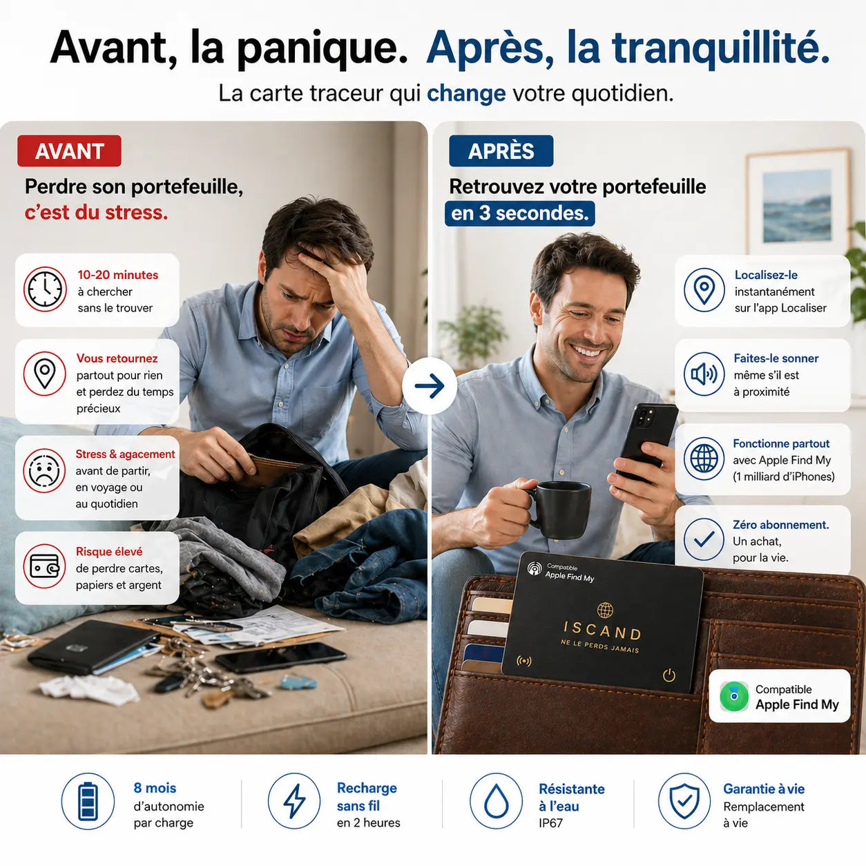 Fini de chercher. Iscand sait où est votre portefeuille.