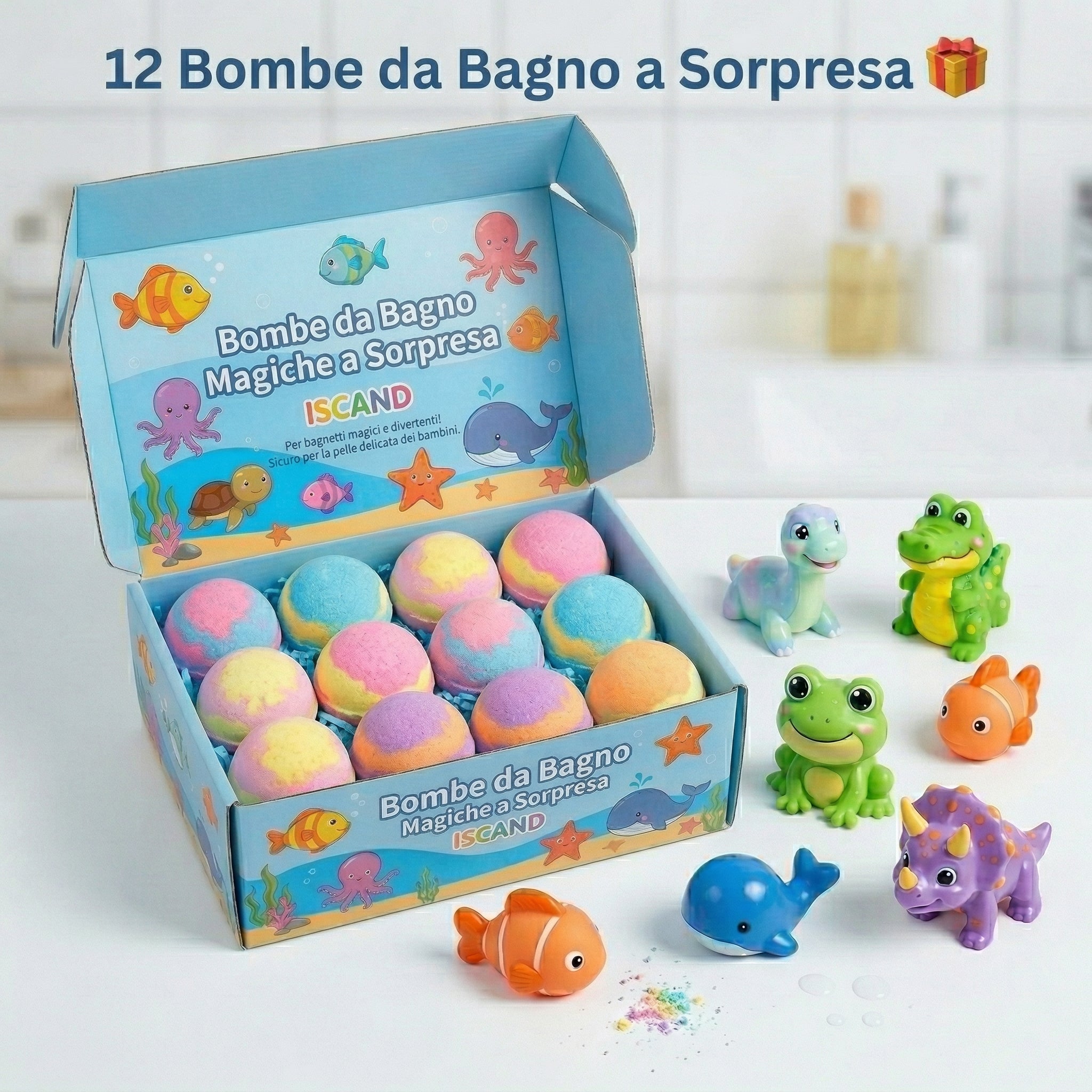 Bomba da Bagno Magica ISCAND con Sorpresa Inclusa🎁