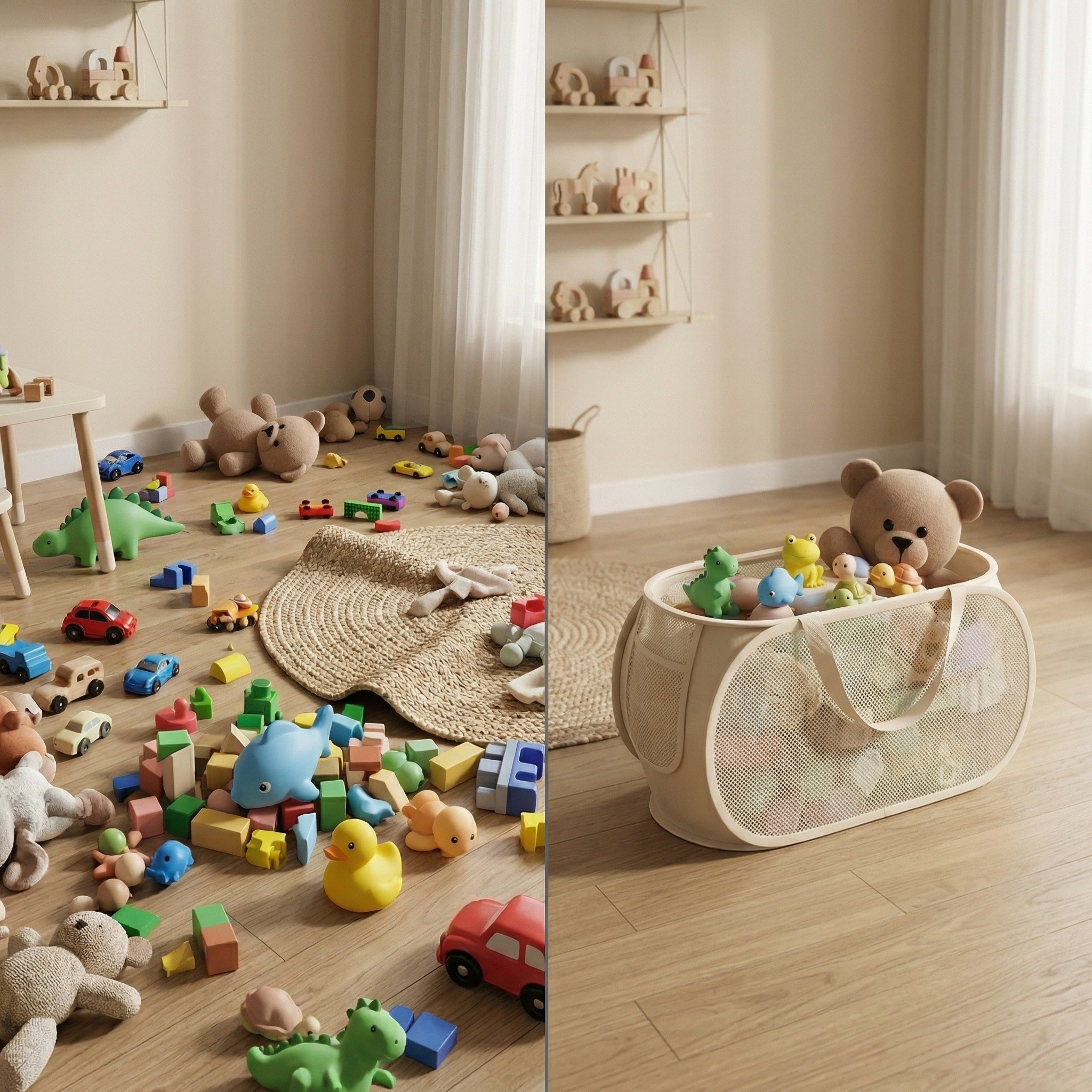 Panier de rangement enfant – Edition Premium 🧸✨