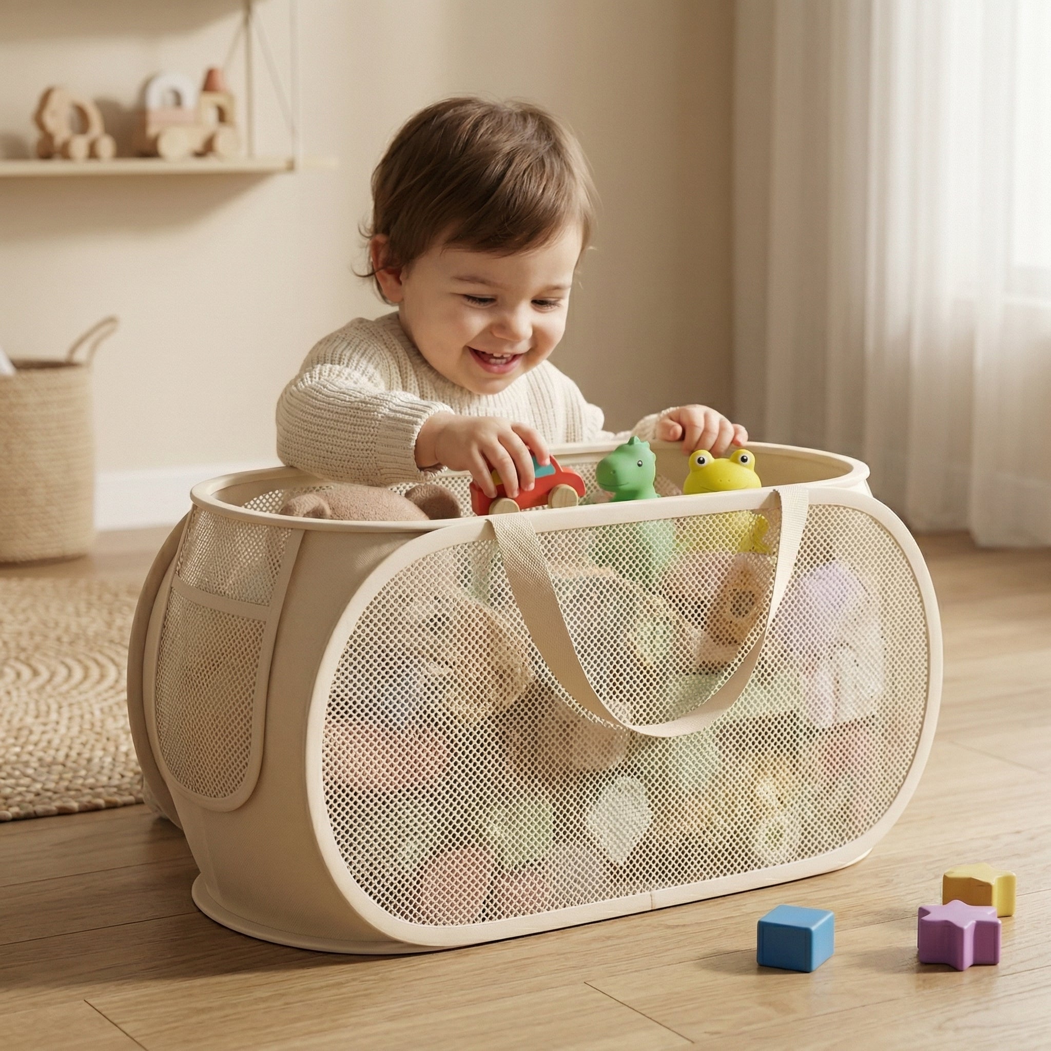 Panier de rangement enfant – Edition Premium 🧸✨