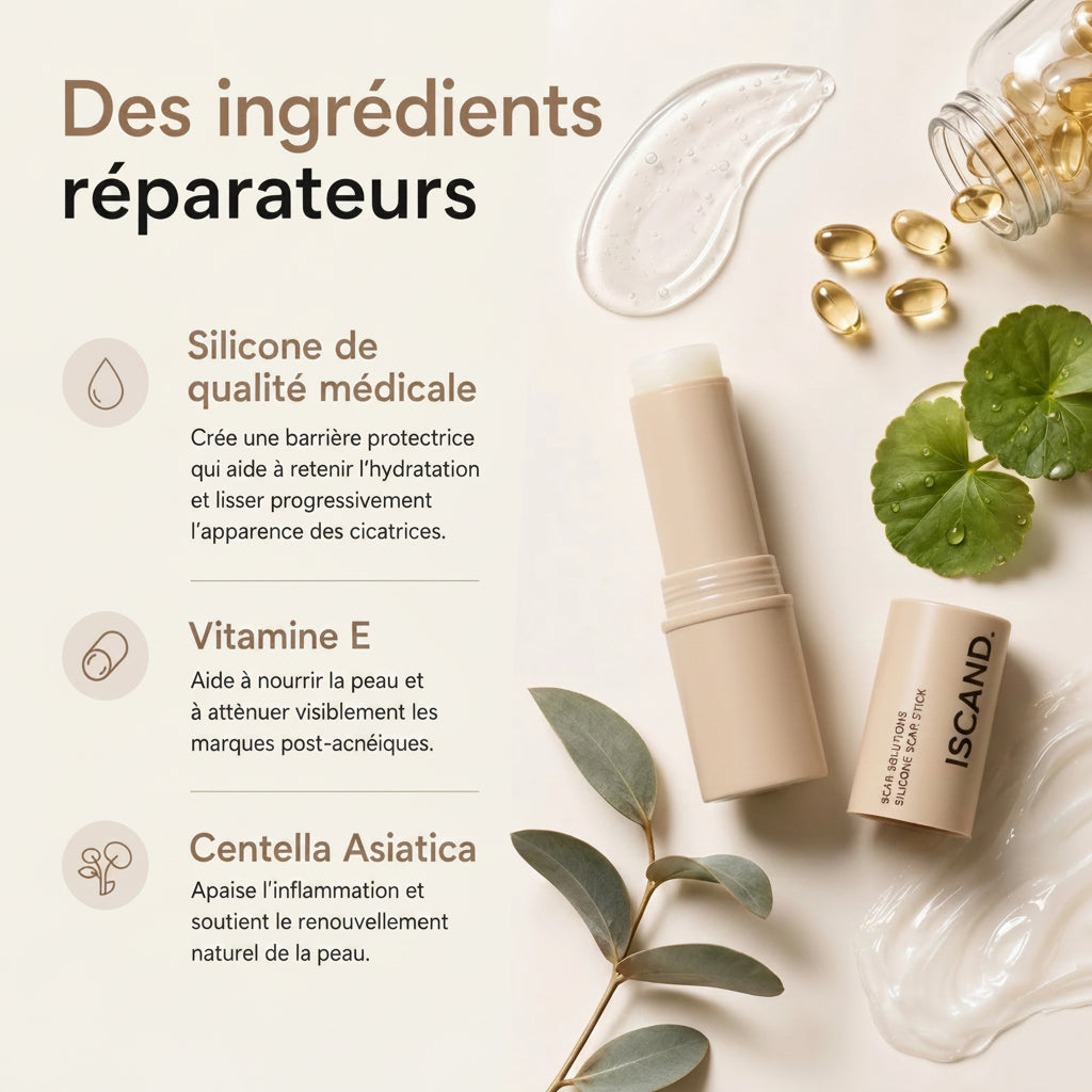 ISCAND™ — Soin clinique pour cicatrices d’acné: